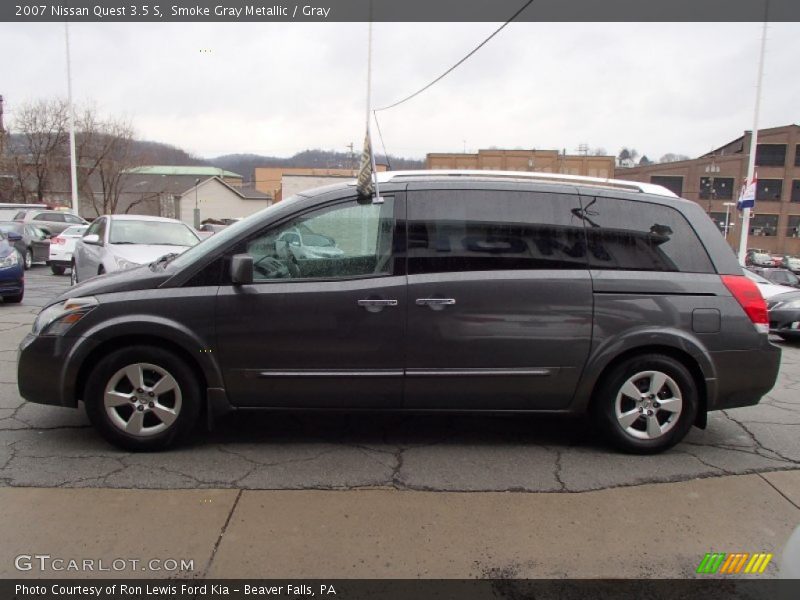 Smoke Gray Metallic / Gray 2007 Nissan Quest 3.5 S
