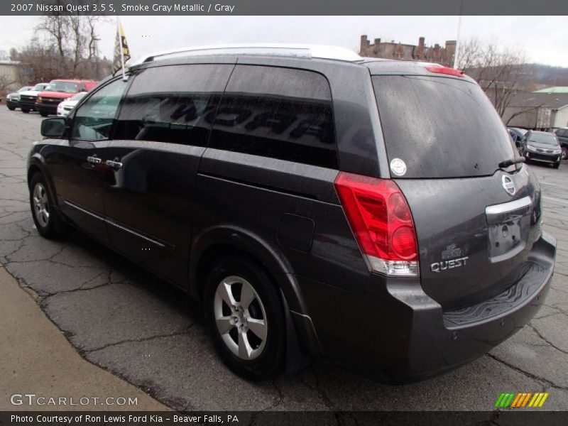 Smoke Gray Metallic / Gray 2007 Nissan Quest 3.5 S