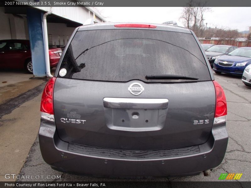 Smoke Gray Metallic / Gray 2007 Nissan Quest 3.5 S