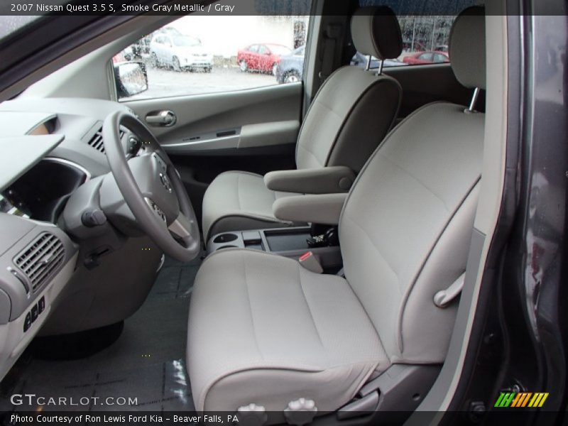 Smoke Gray Metallic / Gray 2007 Nissan Quest 3.5 S