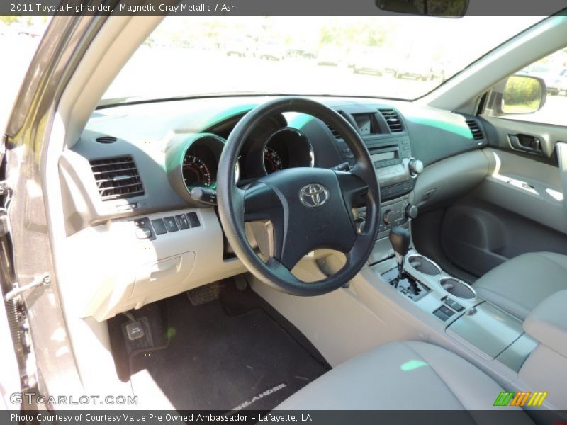 Magnetic Gray Metallic / Ash 2011 Toyota Highlander
