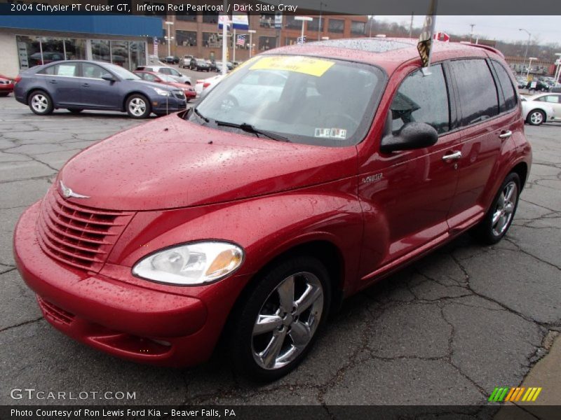 Inferno Red Pearlcoat / Dark Slate Gray 2004 Chrysler PT Cruiser GT
