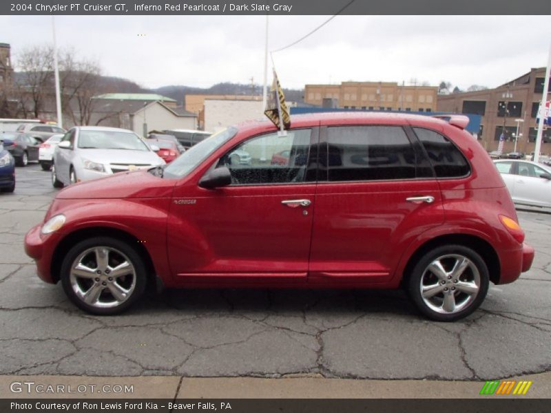 Inferno Red Pearlcoat / Dark Slate Gray 2004 Chrysler PT Cruiser GT