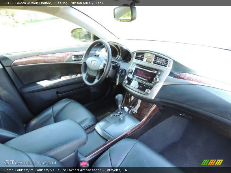 Sizzling Crimson Mica / Black 2012 Toyota Avalon Limited
