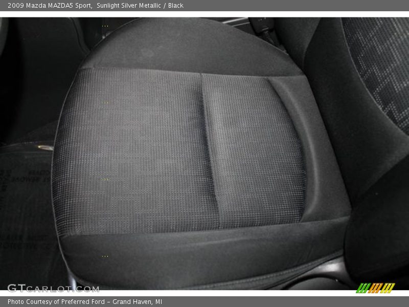 Sunlight Silver Metallic / Black 2009 Mazda MAZDA5 Sport