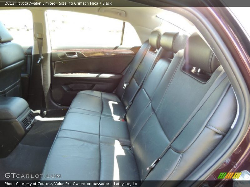 Sizzling Crimson Mica / Black 2012 Toyota Avalon Limited