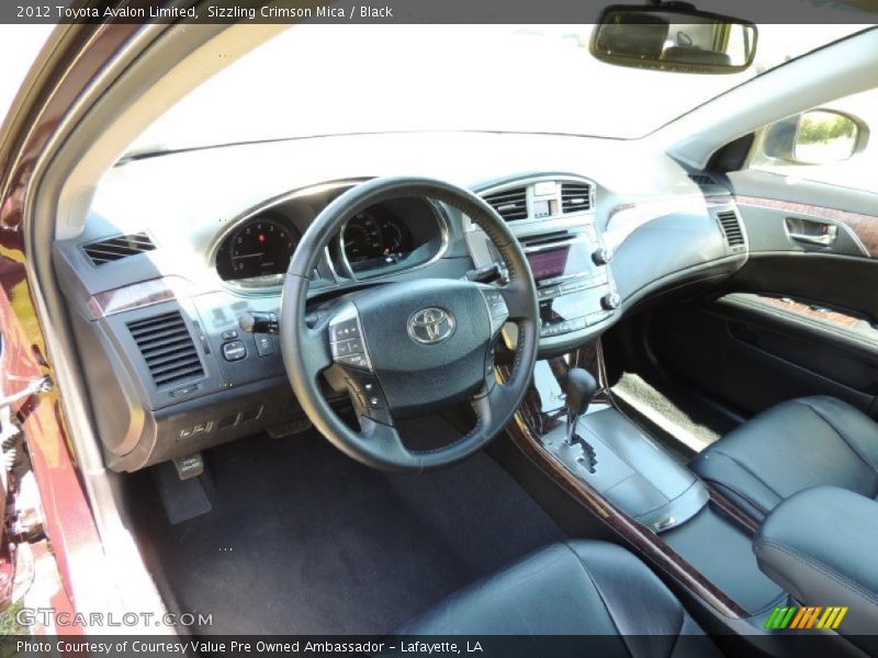 Sizzling Crimson Mica / Black 2012 Toyota Avalon Limited