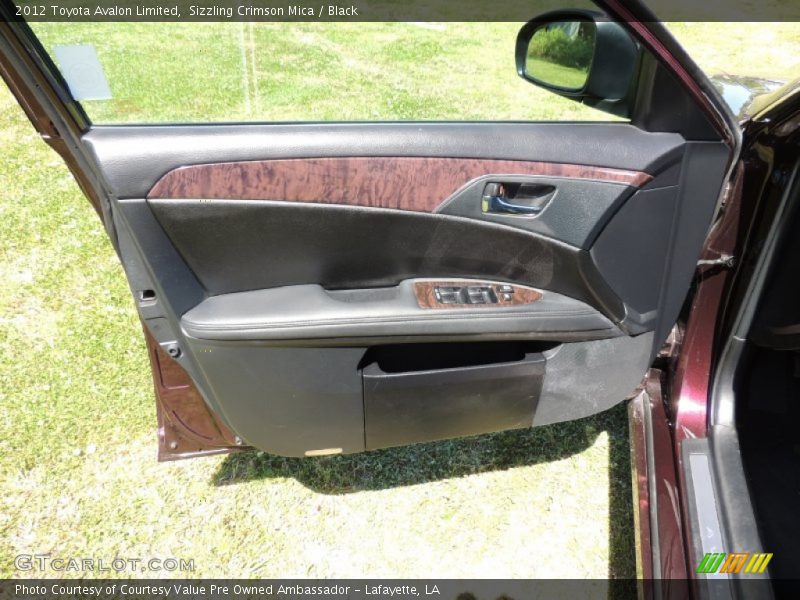 Sizzling Crimson Mica / Black 2012 Toyota Avalon Limited