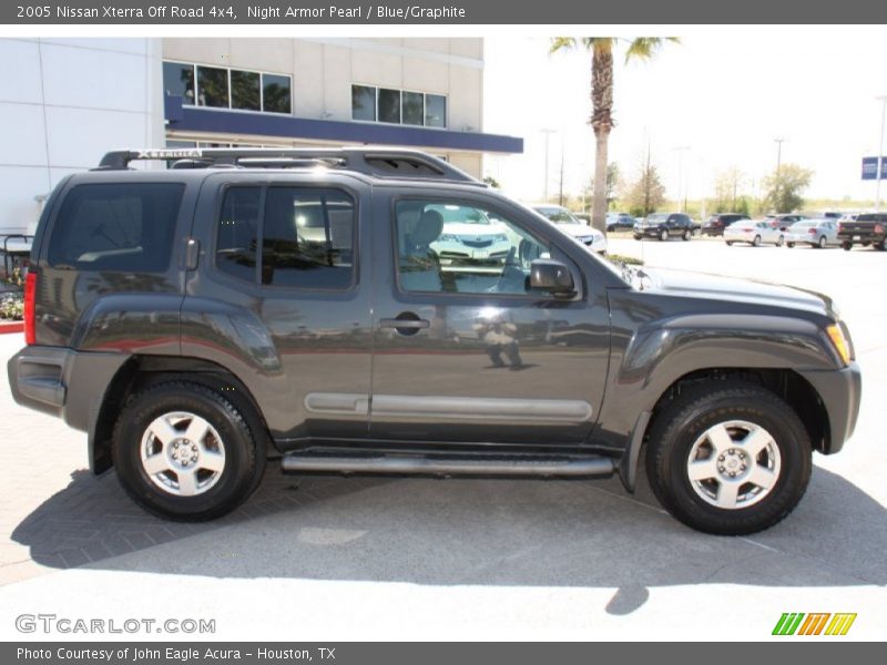 Night Armor Pearl / Blue/Graphite 2005 Nissan Xterra Off Road 4x4