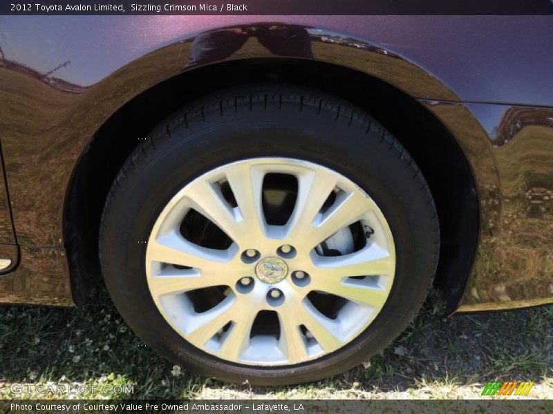 Sizzling Crimson Mica / Black 2012 Toyota Avalon Limited