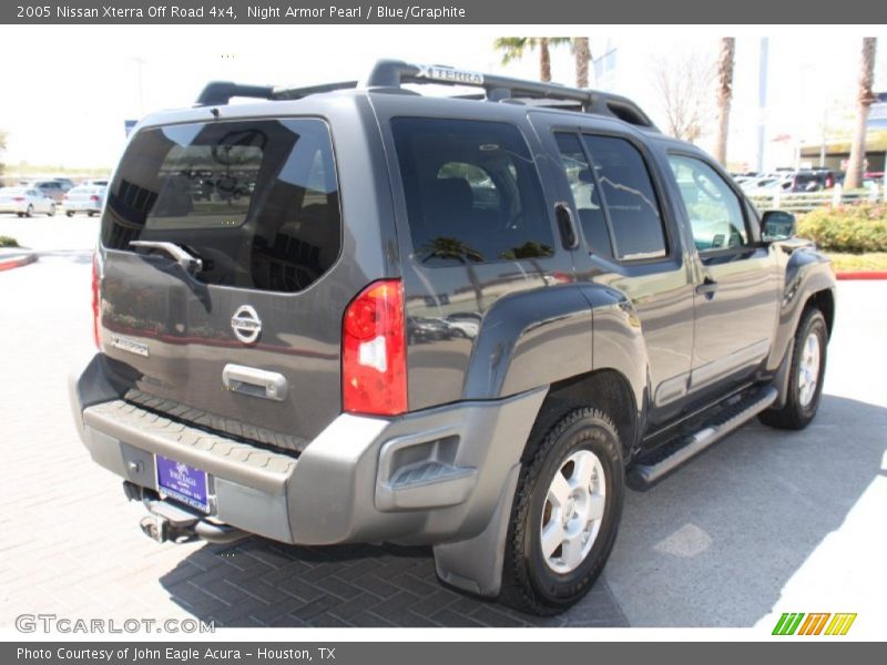 Night Armor Pearl / Blue/Graphite 2005 Nissan Xterra Off Road 4x4