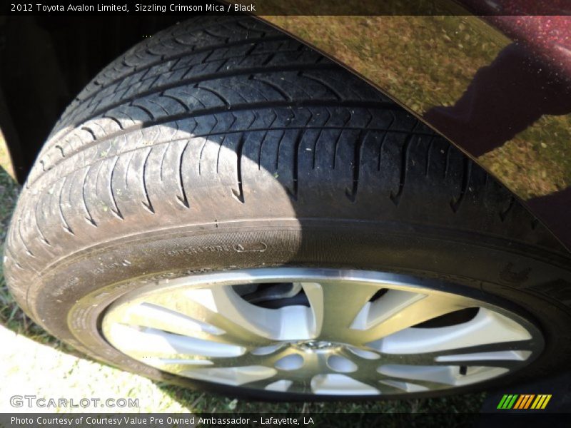 Sizzling Crimson Mica / Black 2012 Toyota Avalon Limited