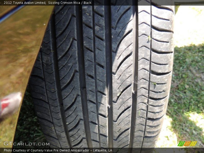 Sizzling Crimson Mica / Black 2012 Toyota Avalon Limited