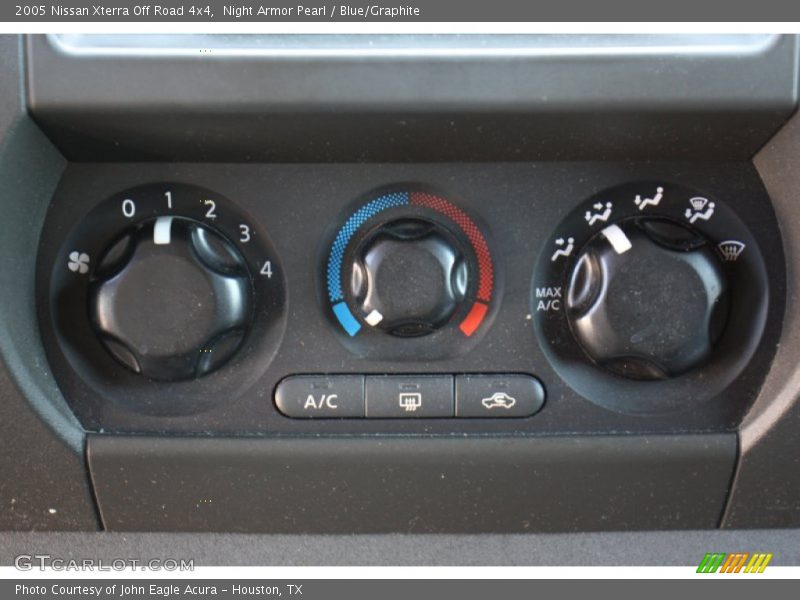 Night Armor Pearl / Blue/Graphite 2005 Nissan Xterra Off Road 4x4