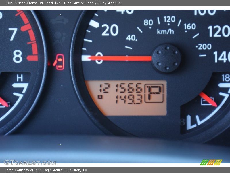 Night Armor Pearl / Blue/Graphite 2005 Nissan Xterra Off Road 4x4