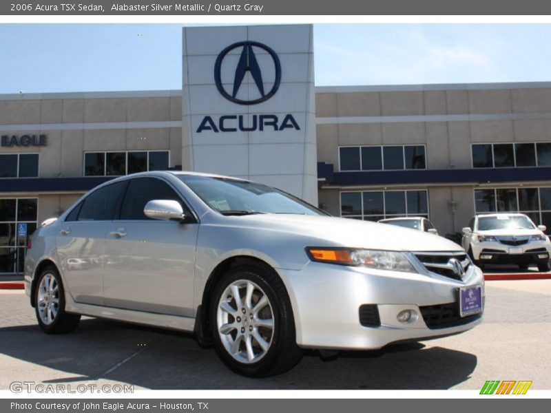 Alabaster Silver Metallic / Quartz Gray 2006 Acura TSX Sedan