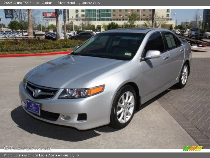Alabaster Silver Metallic / Quartz Gray 2006 Acura TSX Sedan