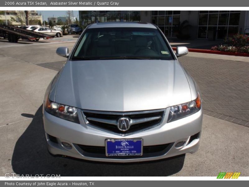 Alabaster Silver Metallic / Quartz Gray 2006 Acura TSX Sedan
