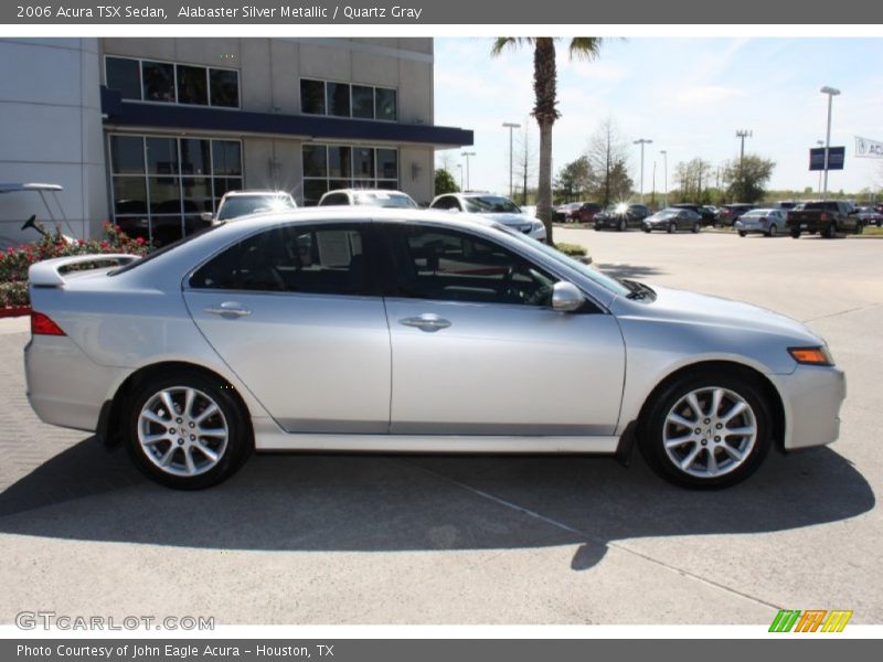 Alabaster Silver Metallic / Quartz Gray 2006 Acura TSX Sedan