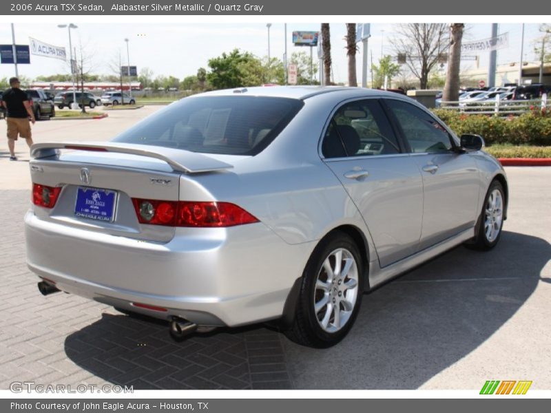 Alabaster Silver Metallic / Quartz Gray 2006 Acura TSX Sedan