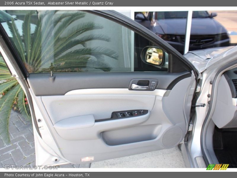 Alabaster Silver Metallic / Quartz Gray 2006 Acura TSX Sedan