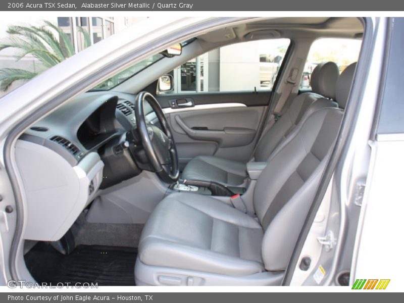Alabaster Silver Metallic / Quartz Gray 2006 Acura TSX Sedan