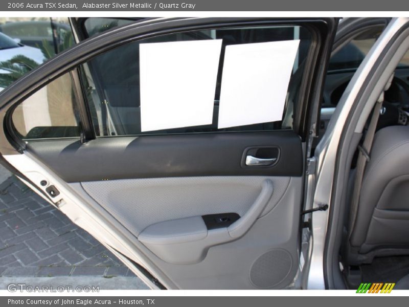 Alabaster Silver Metallic / Quartz Gray 2006 Acura TSX Sedan
