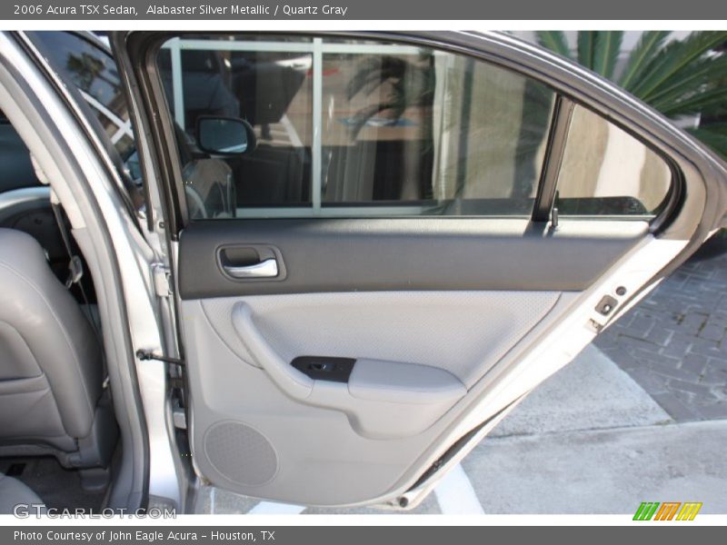Alabaster Silver Metallic / Quartz Gray 2006 Acura TSX Sedan