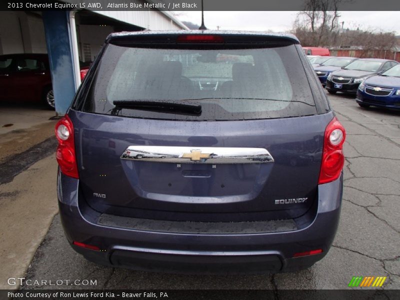 Atlantis Blue Metallic / Jet Black 2013 Chevrolet Equinox LS AWD