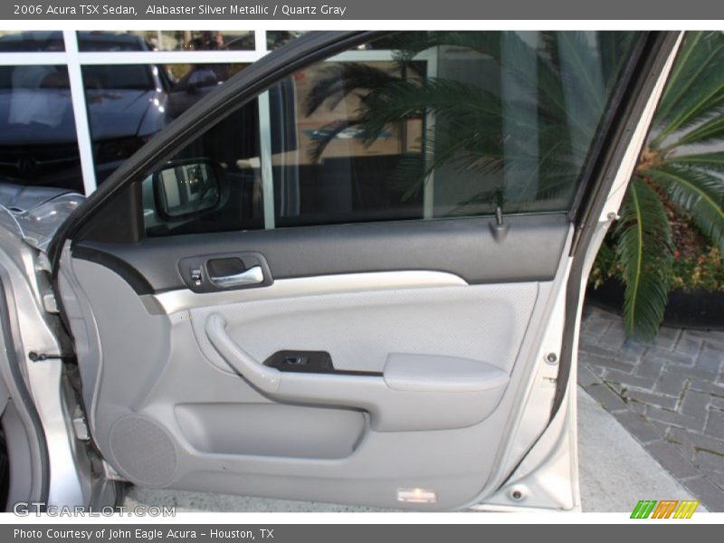 Alabaster Silver Metallic / Quartz Gray 2006 Acura TSX Sedan