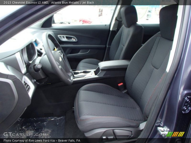 Atlantis Blue Metallic / Jet Black 2013 Chevrolet Equinox LS AWD