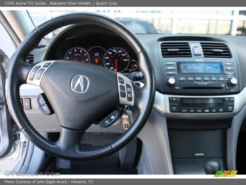 Alabaster Silver Metallic / Quartz Gray 2006 Acura TSX Sedan