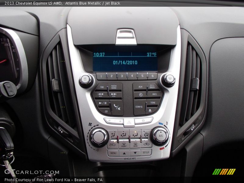 Atlantis Blue Metallic / Jet Black 2013 Chevrolet Equinox LS AWD