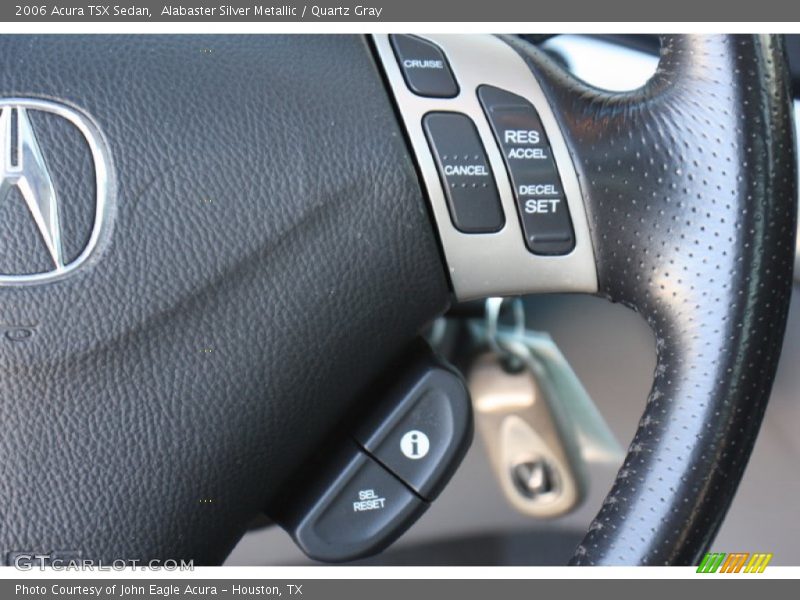 Alabaster Silver Metallic / Quartz Gray 2006 Acura TSX Sedan