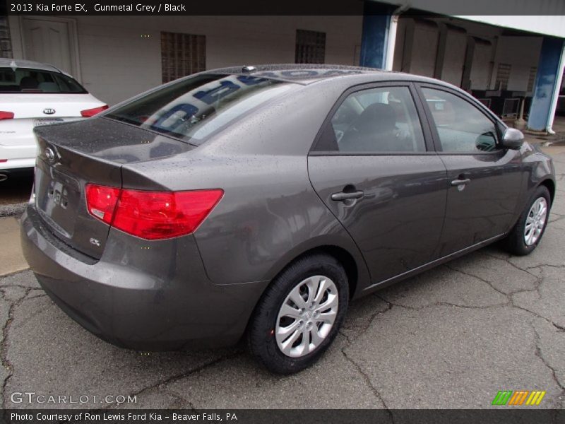 Gunmetal Grey / Black 2013 Kia Forte EX