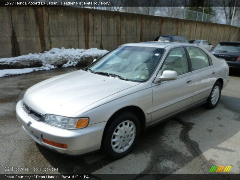 Heather Mist Metallic / Ivory 1997 Honda Accord EX Sedan