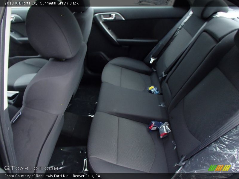 Gunmetal Grey / Black 2013 Kia Forte EX