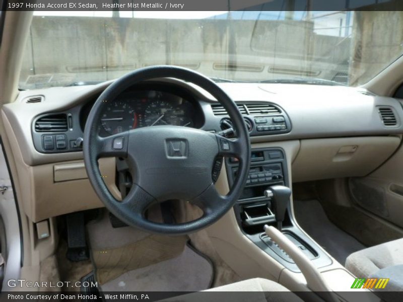 Heather Mist Metallic / Ivory 1997 Honda Accord EX Sedan