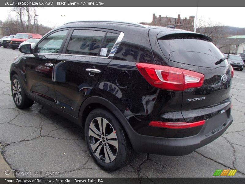 Black Cherry / Alpine Gray 2013 Kia Sportage EX AWD