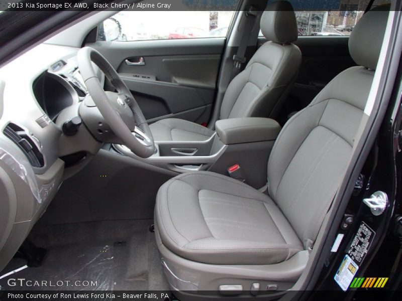 Black Cherry / Alpine Gray 2013 Kia Sportage EX AWD