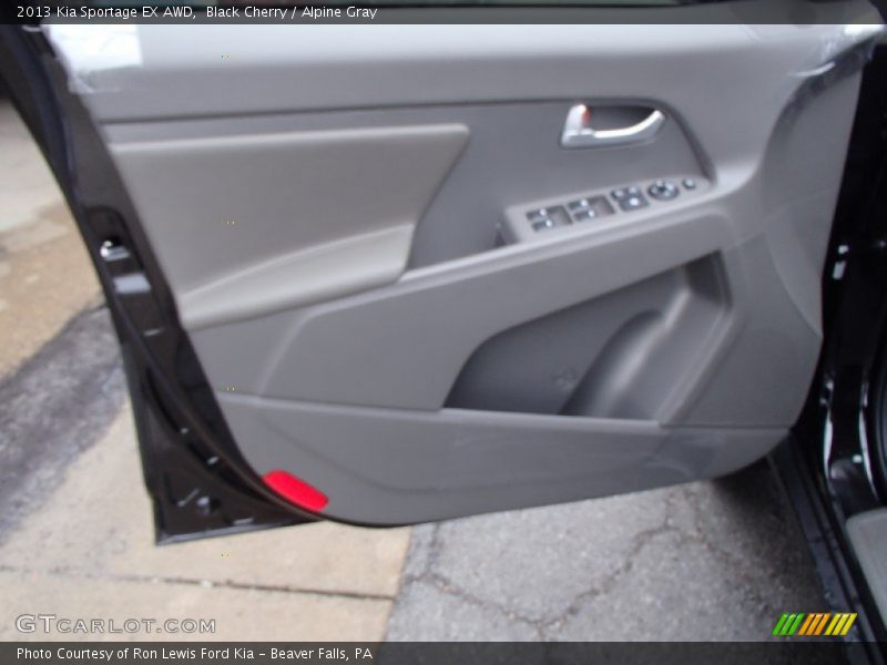 Black Cherry / Alpine Gray 2013 Kia Sportage EX AWD
