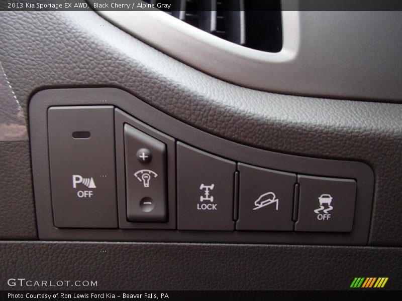 Black Cherry / Alpine Gray 2013 Kia Sportage EX AWD