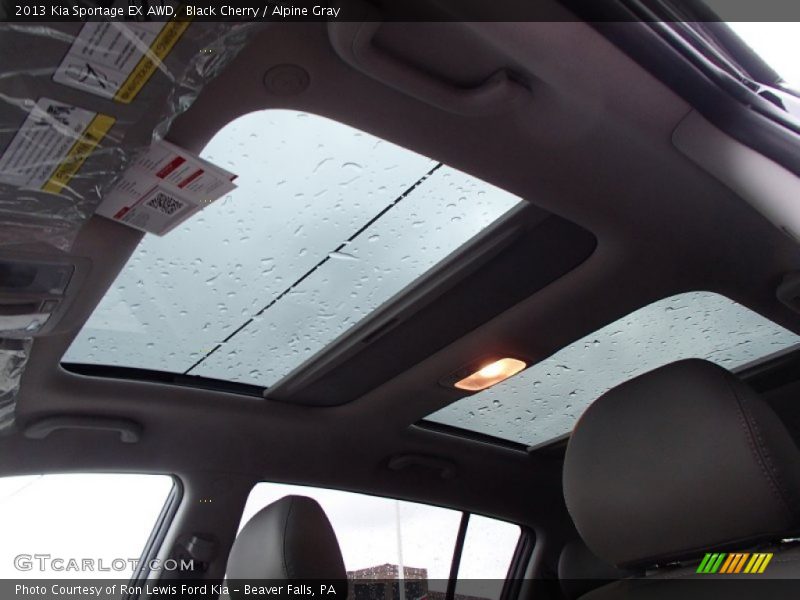 Black Cherry / Alpine Gray 2013 Kia Sportage EX AWD