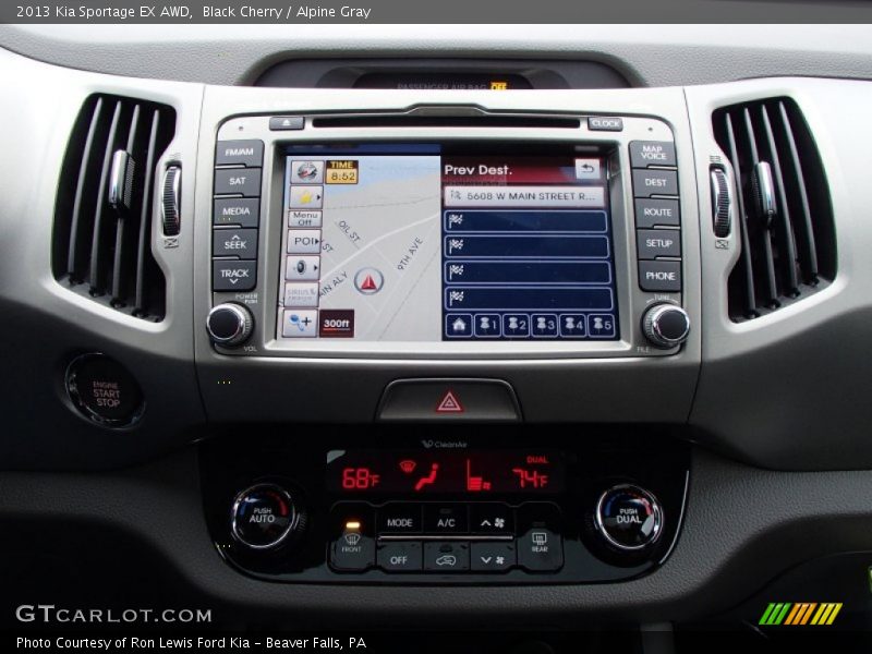 Black Cherry / Alpine Gray 2013 Kia Sportage EX AWD