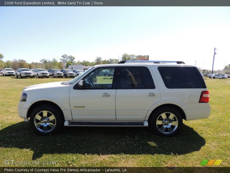 White Sand Tri Coat / Stone 2008 Ford Expedition Limited