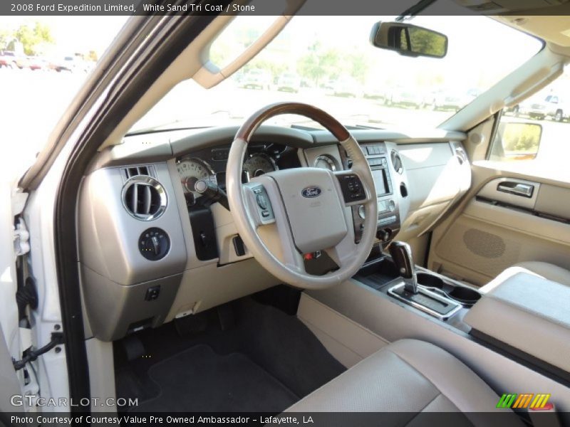 White Sand Tri Coat / Stone 2008 Ford Expedition Limited