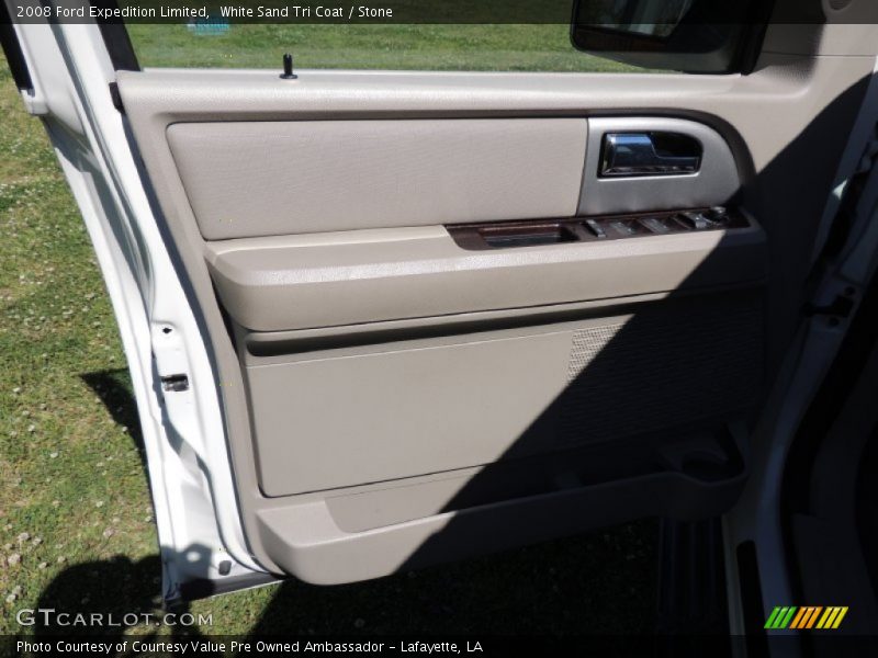 White Sand Tri Coat / Stone 2008 Ford Expedition Limited