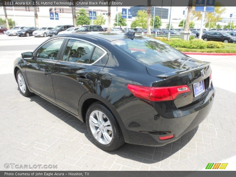 Crystal Black Pearl / Ebony 2013 Acura ILX 1.5L Hybrid Technology