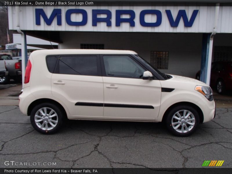 Dune Beige / Black Soul Logo Cloth 2013 Kia Soul +