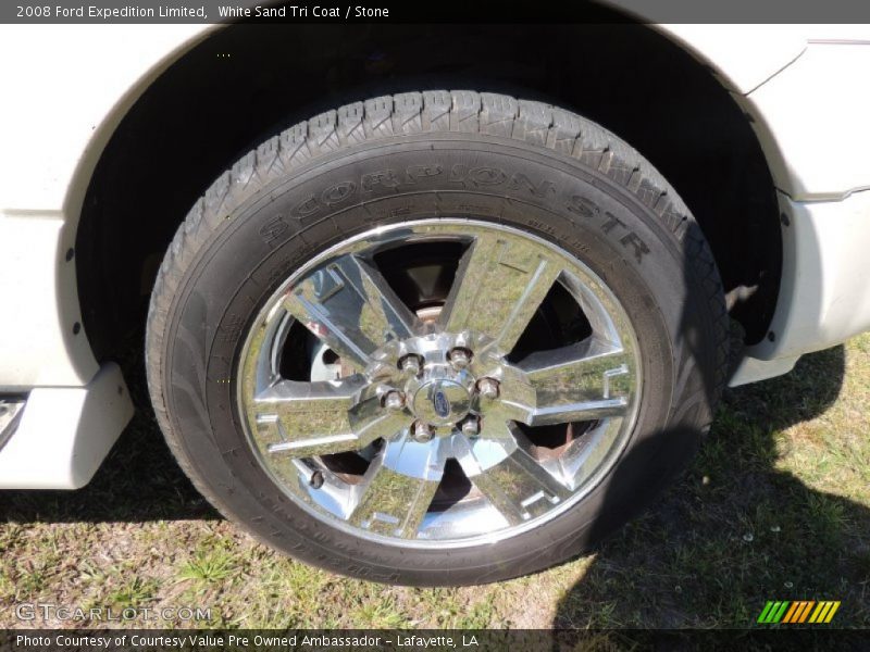 White Sand Tri Coat / Stone 2008 Ford Expedition Limited